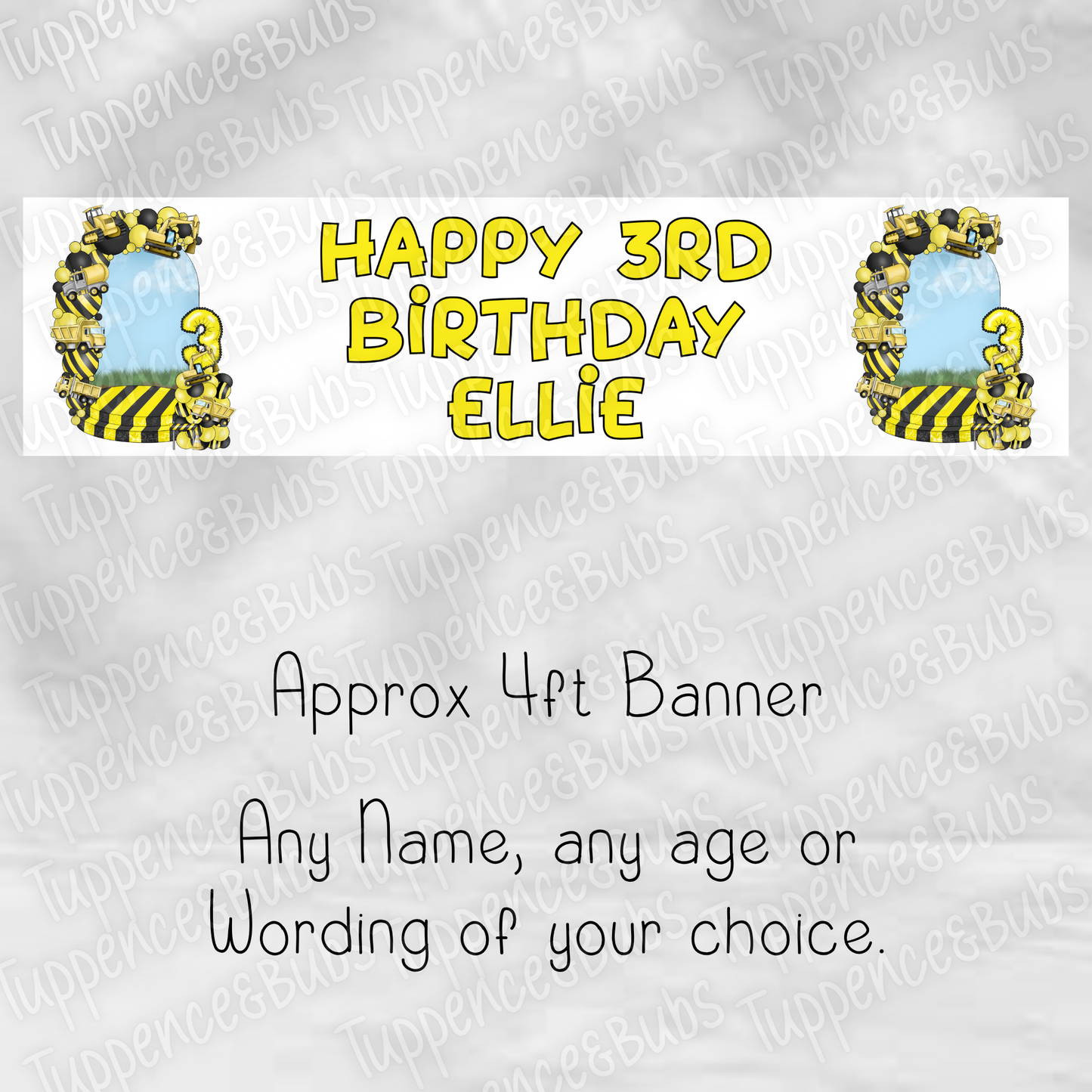 Construction Themed Banner