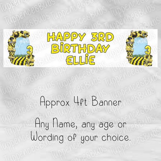 Construction Themed Banner