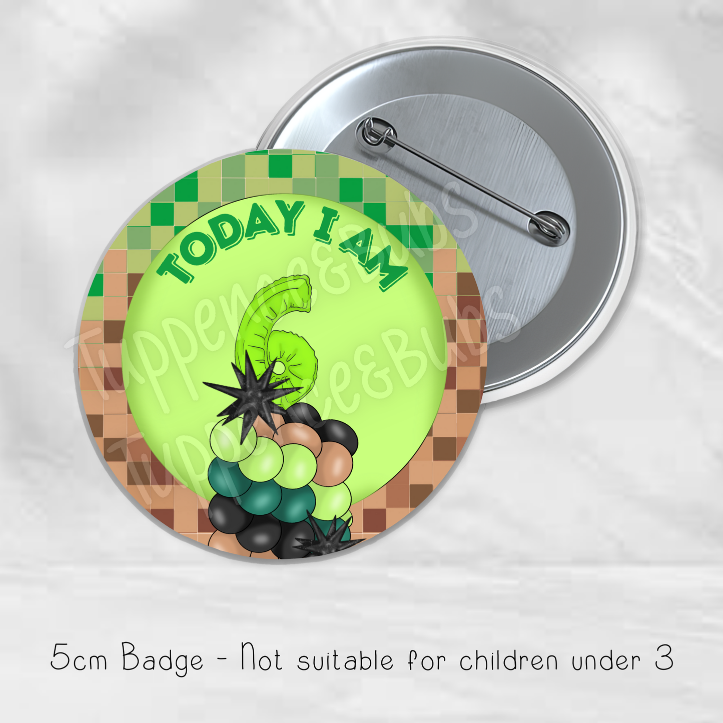 Minecraft Inspired Badge