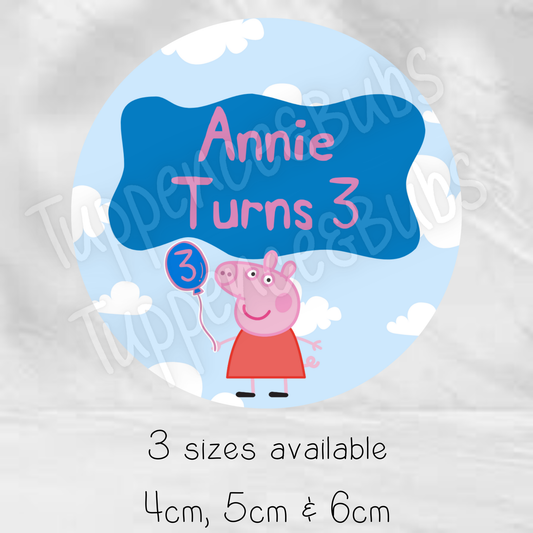 Pig Inspired Stickers - 2 Designs