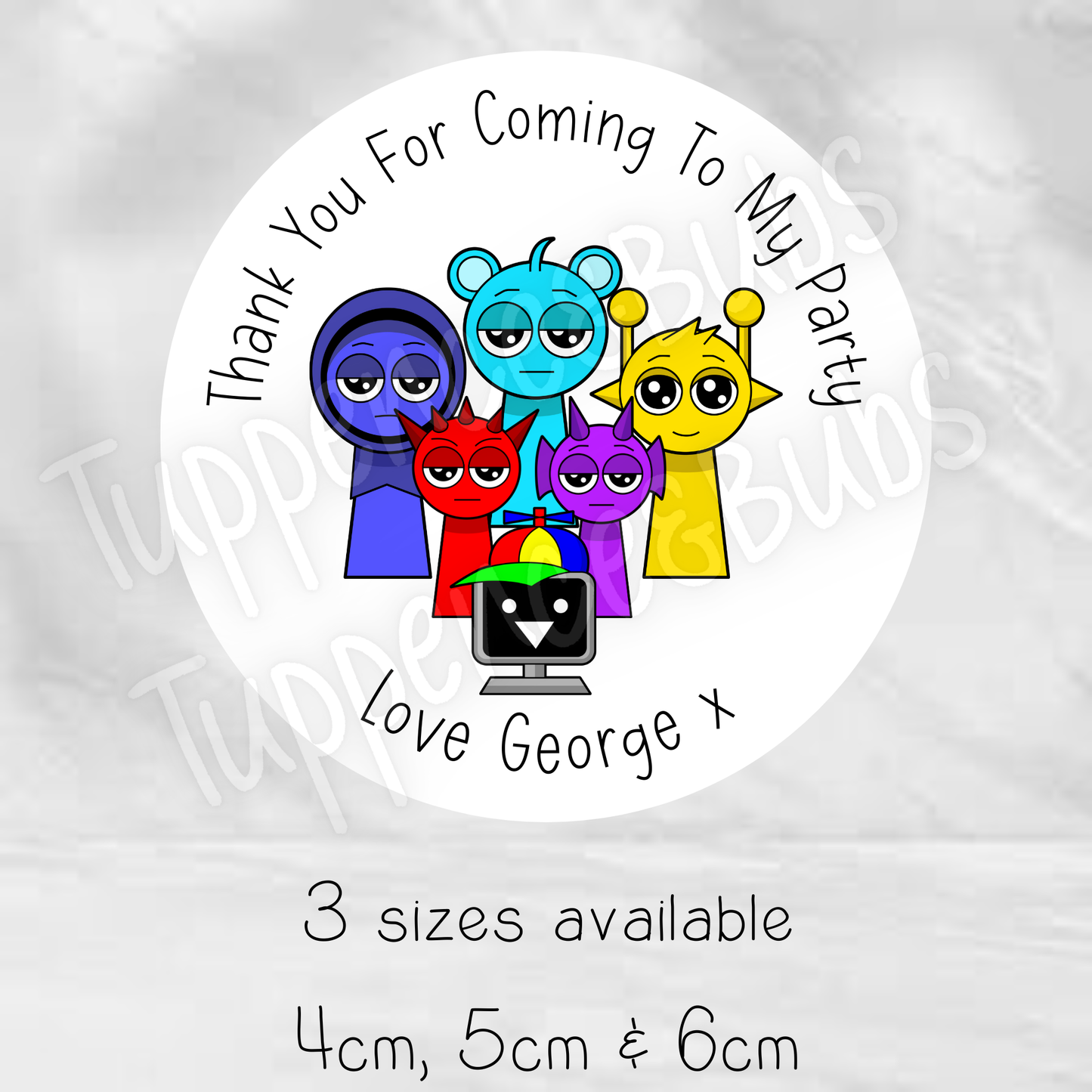 Sprunki Inspired Stickers