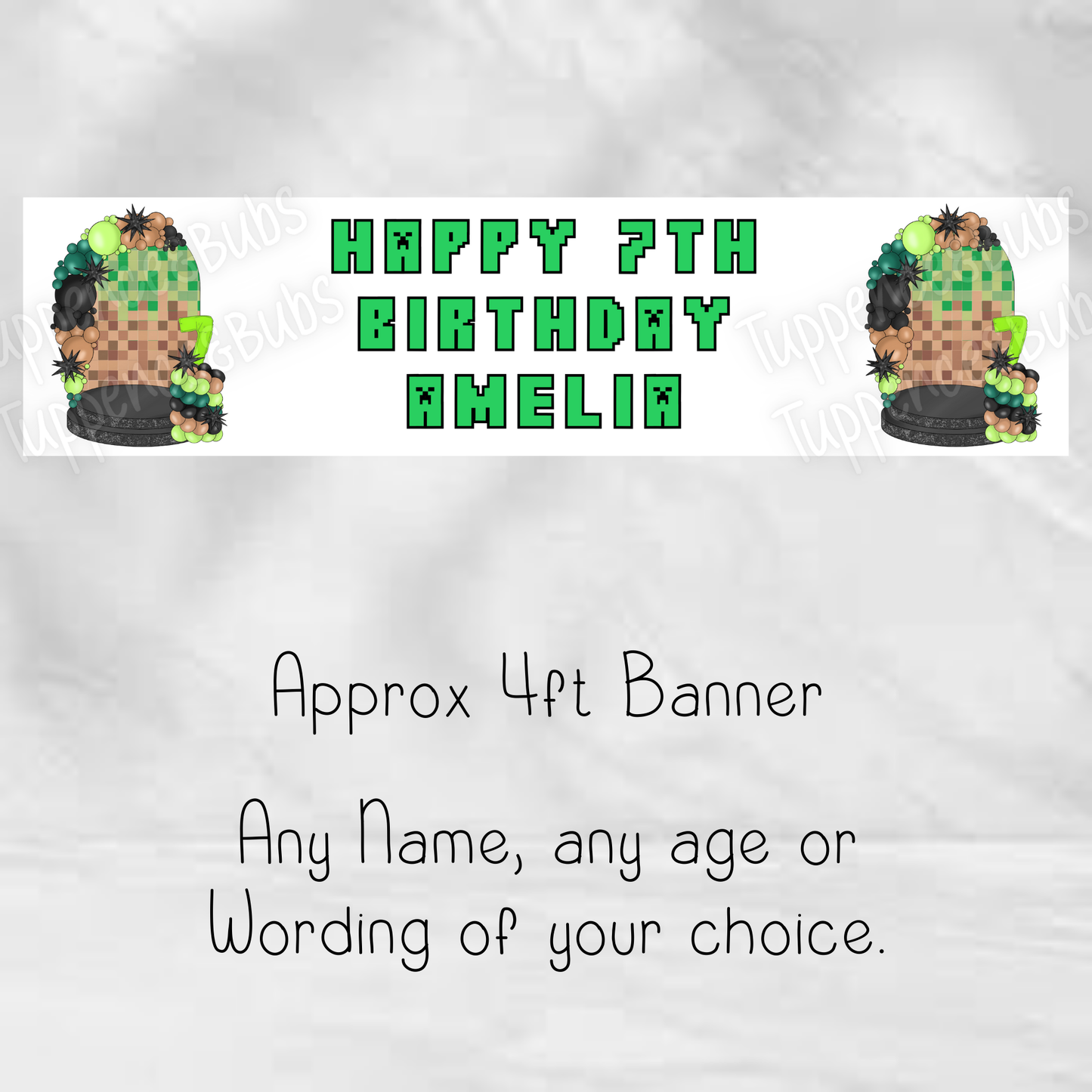 Minecraft Inspired Banner