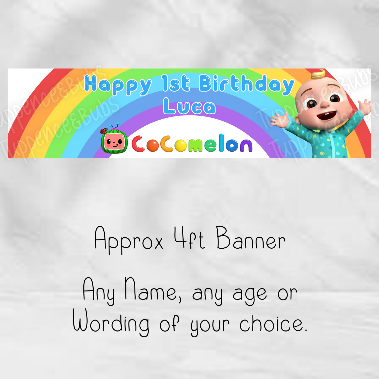 Coco Inspired Melon Banner