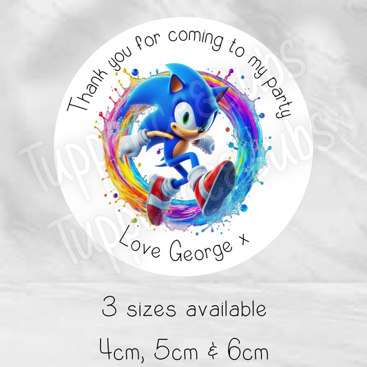 Sonic Inspired Stickers