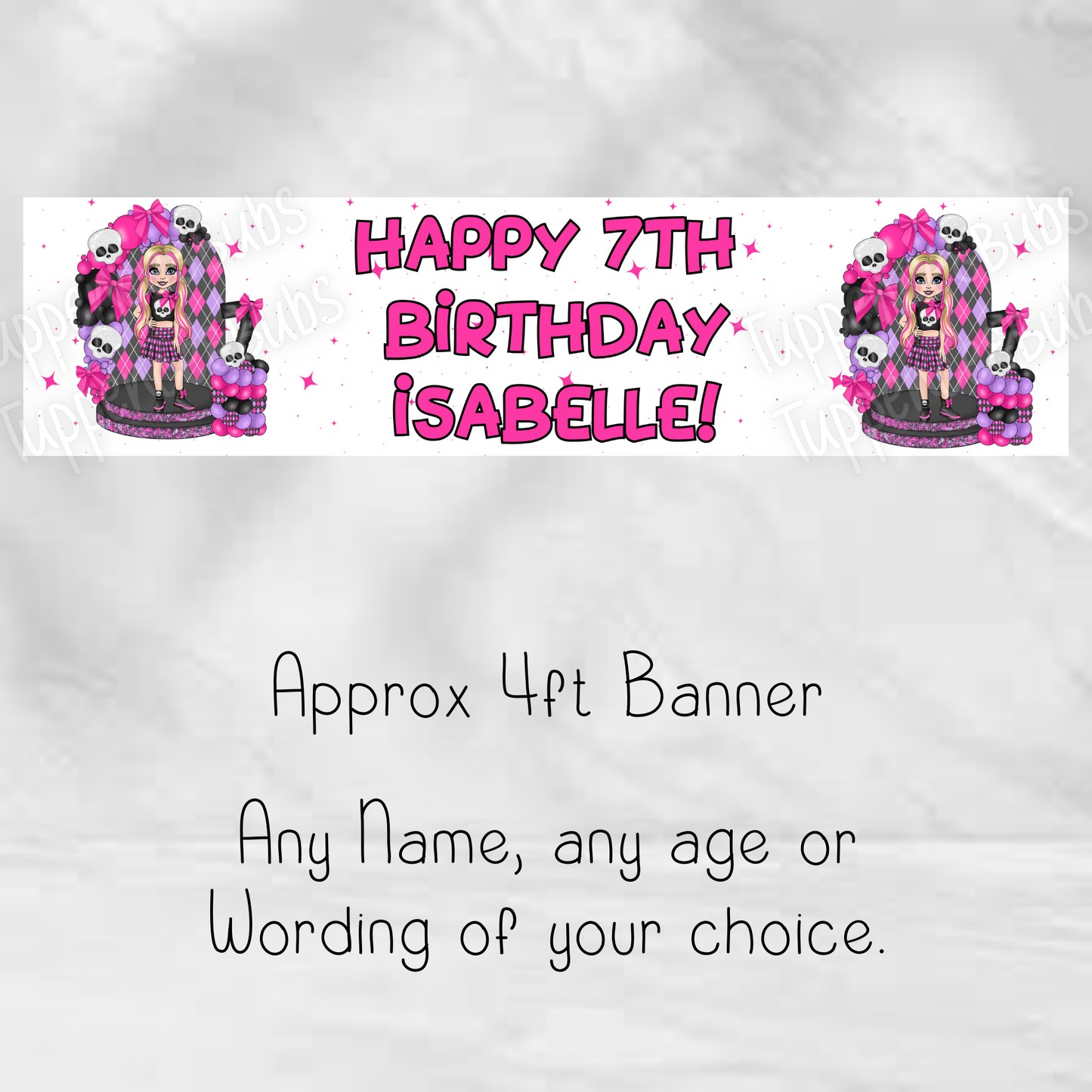 Monster High Inspired Banner