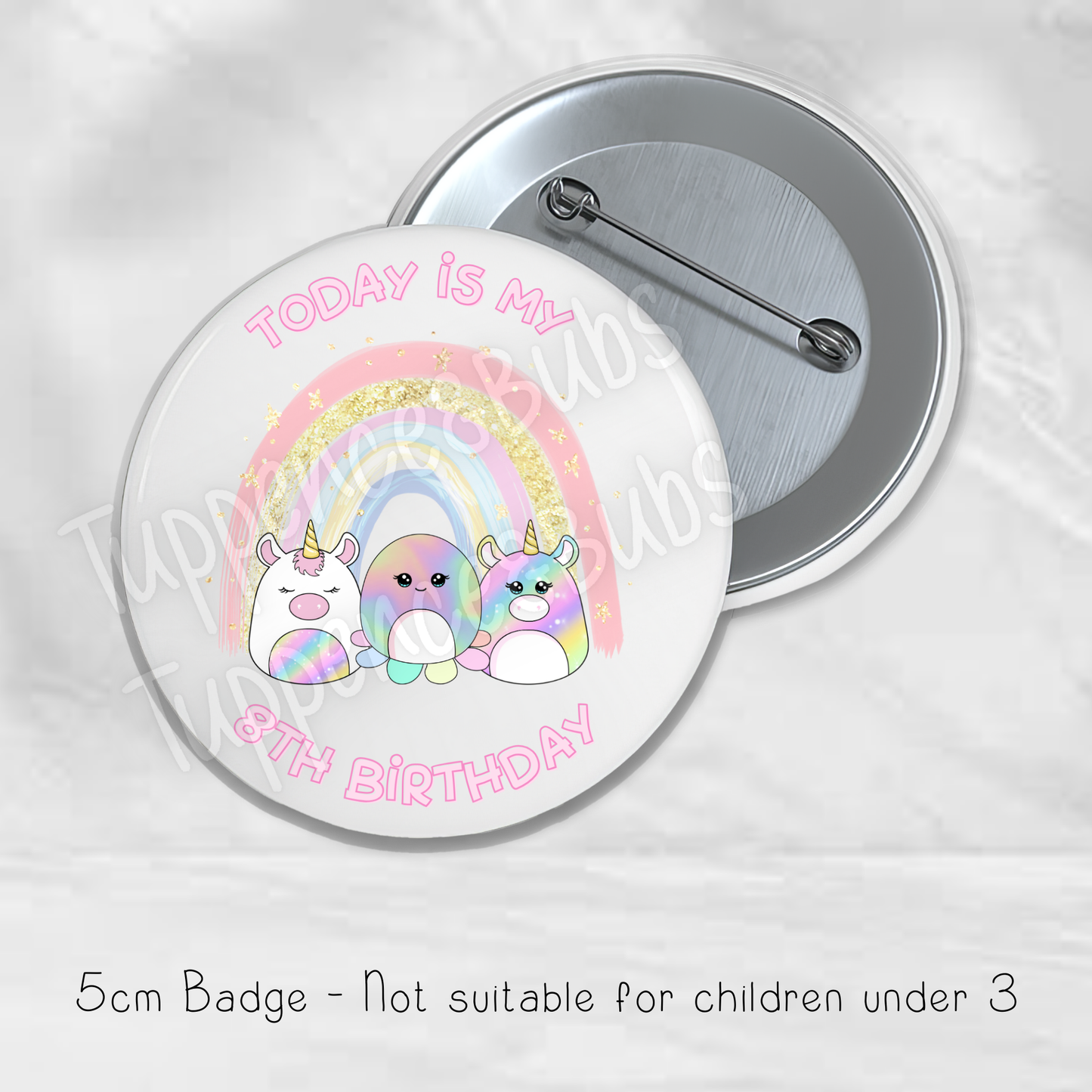Squishmallow Inspired Badge - Any Age