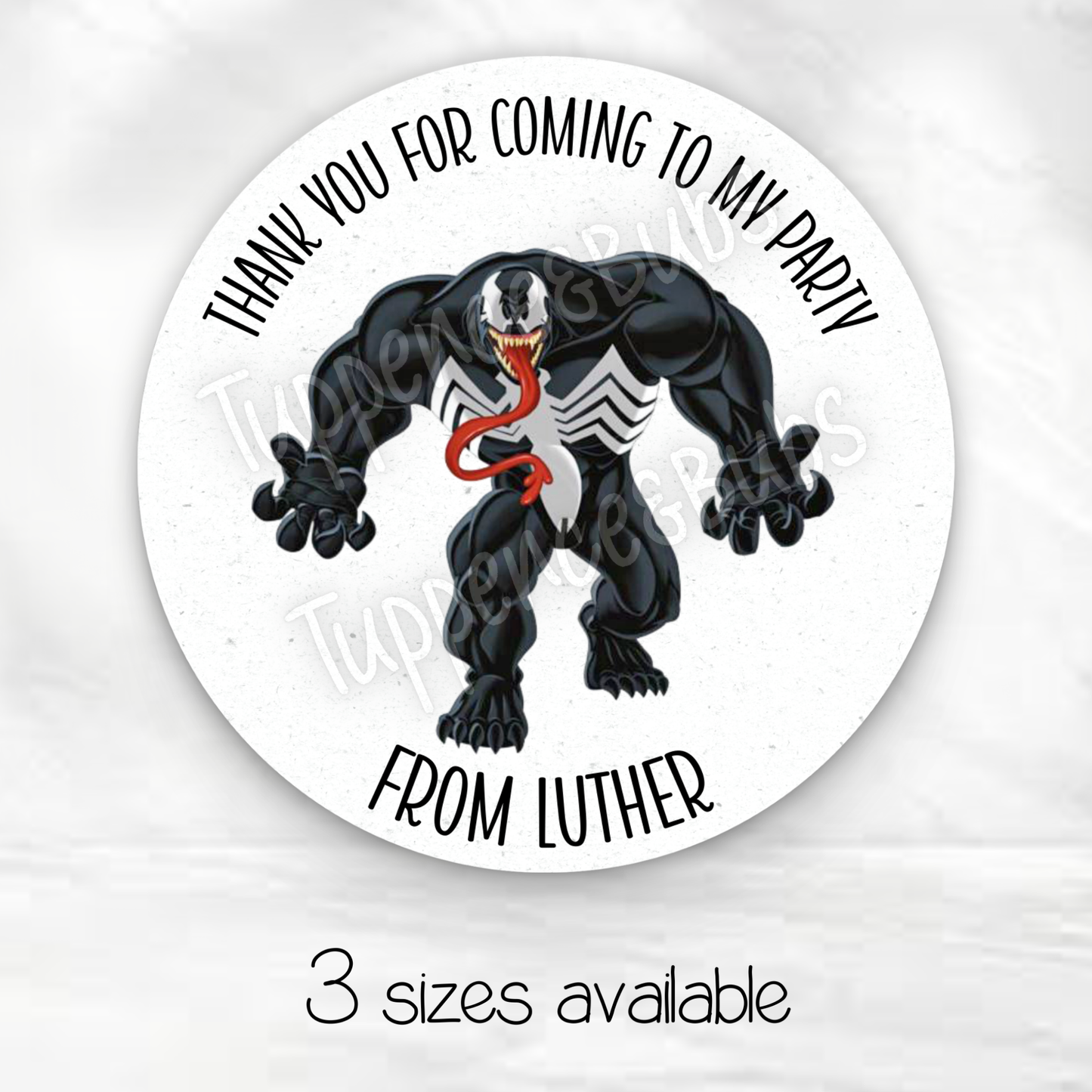 Venom Inspired Stickers