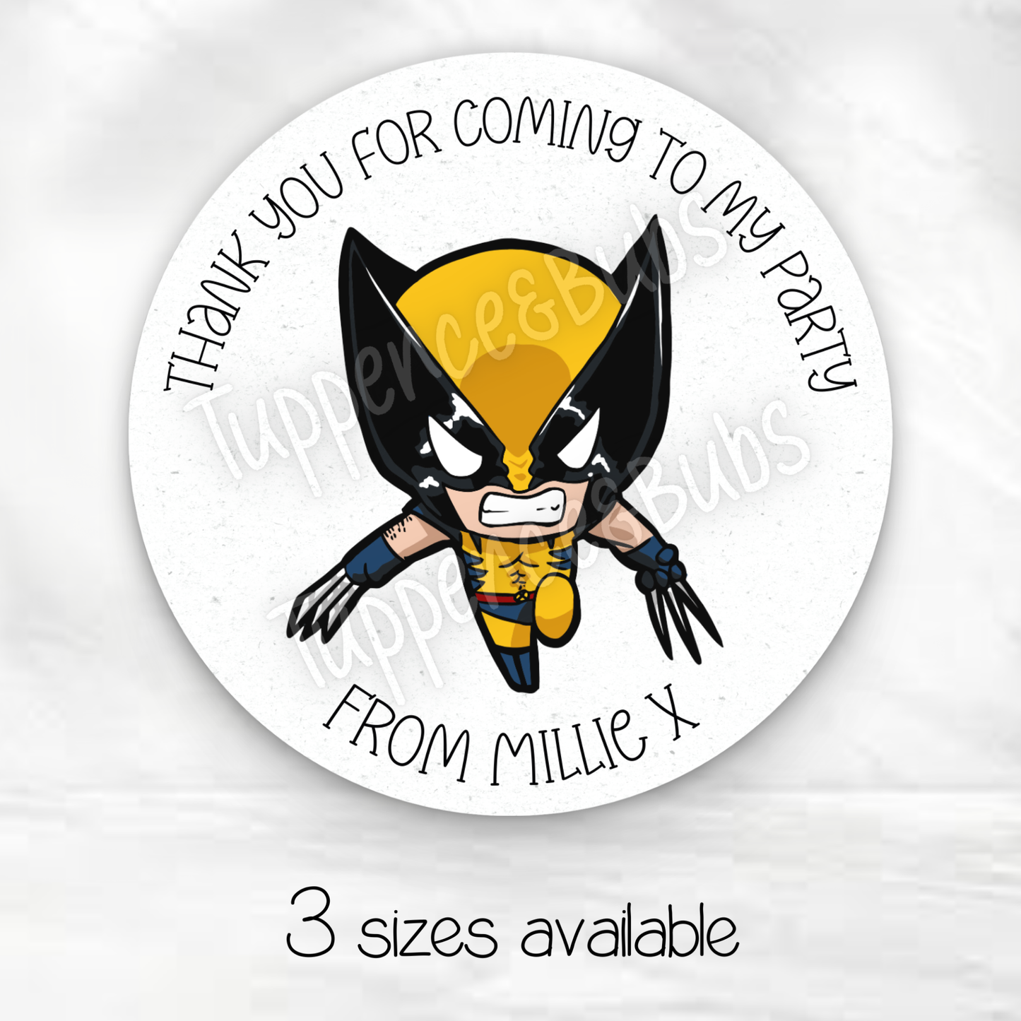 Wolverine Inspired Stickers