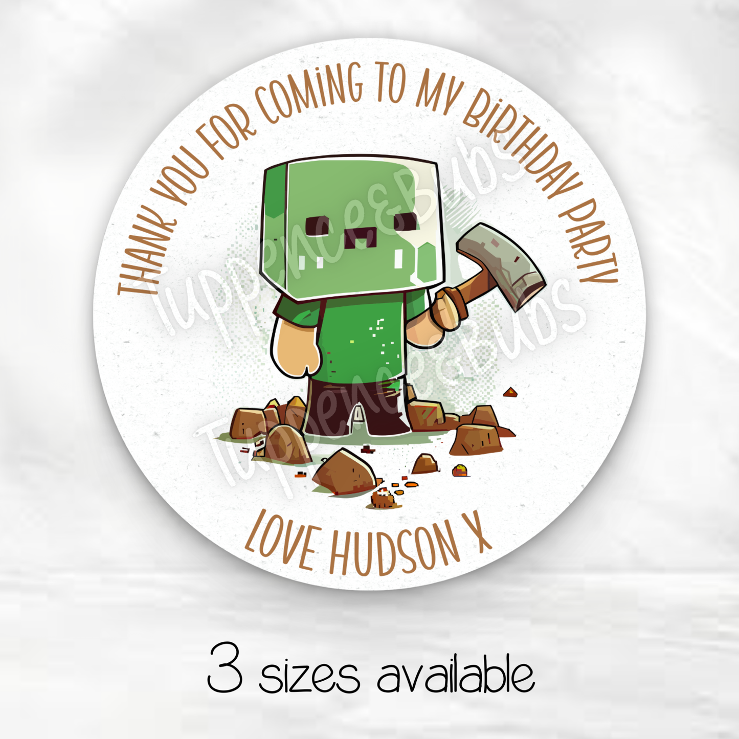 Creeper Inspired Stickers