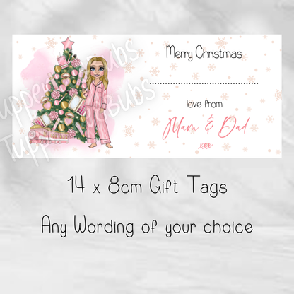 Beauty Inspired Christmas Gift Tags
