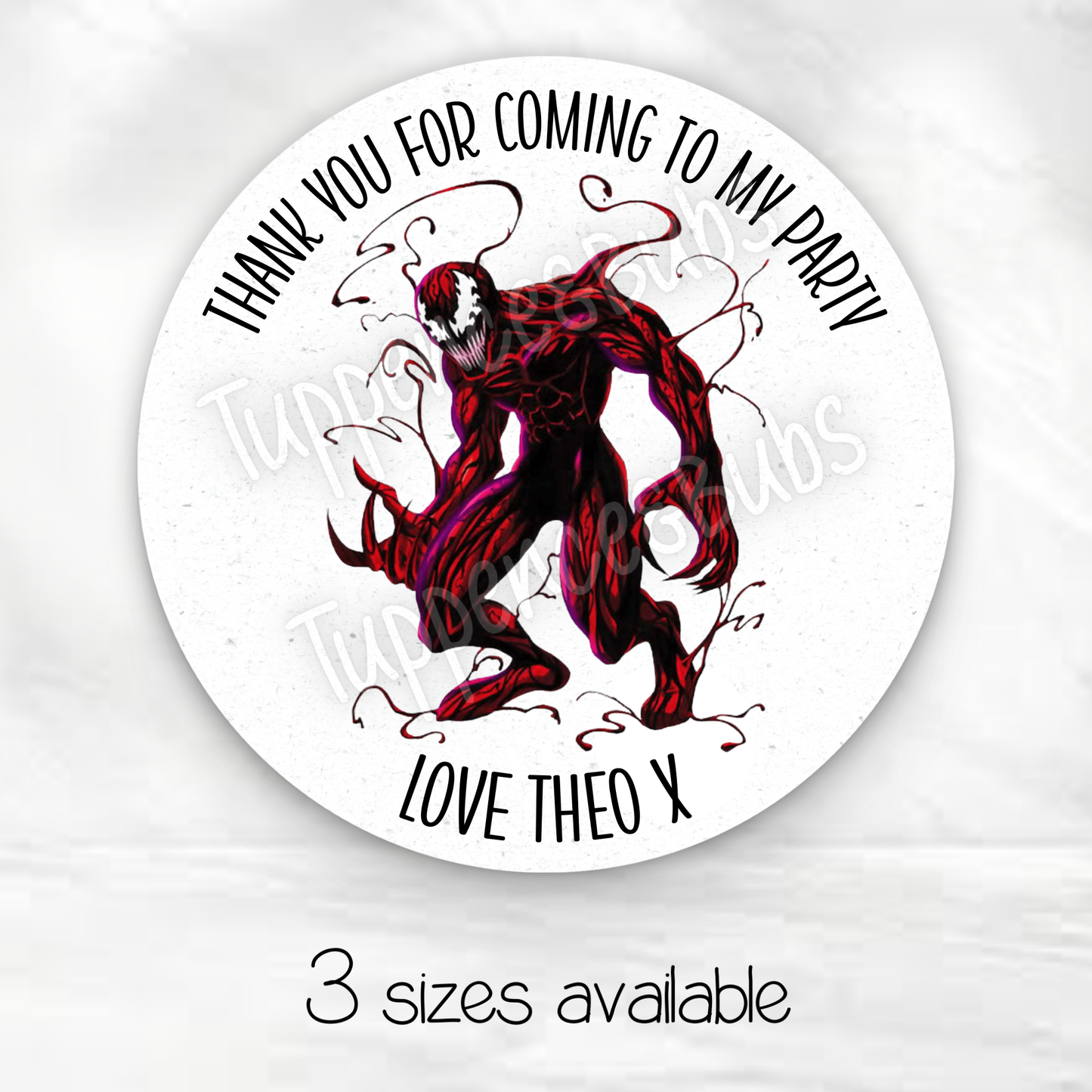 Carnage Inspired Stickers