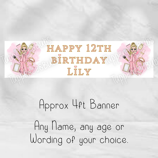 P Louise Inspired Birthday Banner