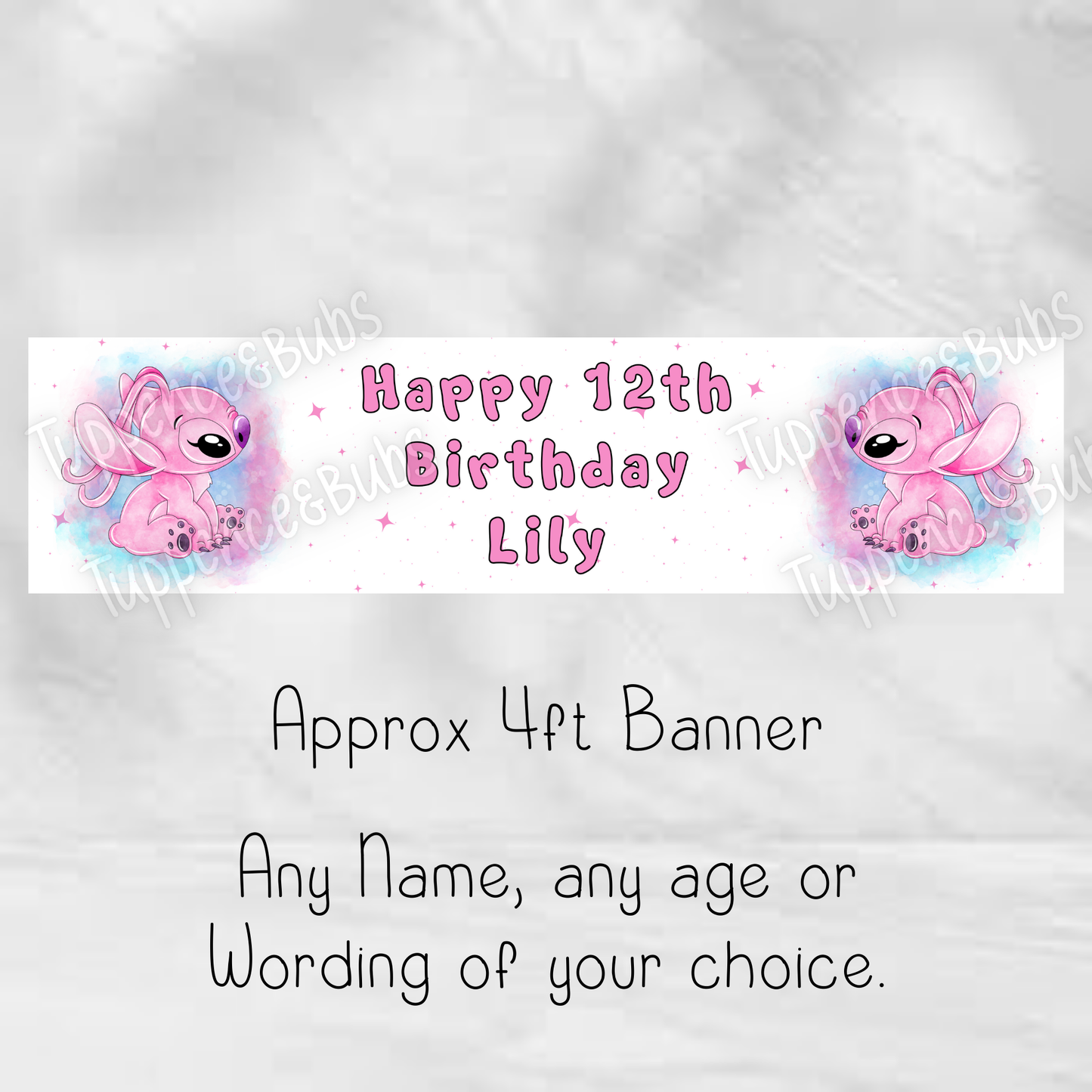 Angel Inspired Birthday Banner