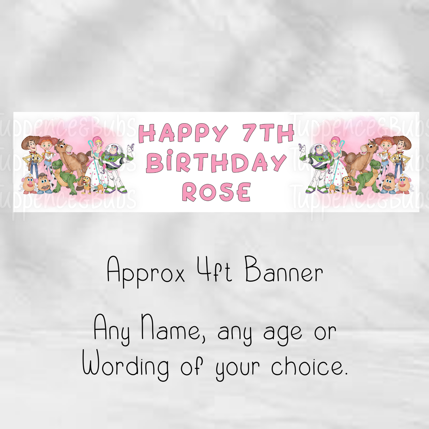 Toy Inspired Birthday Banner