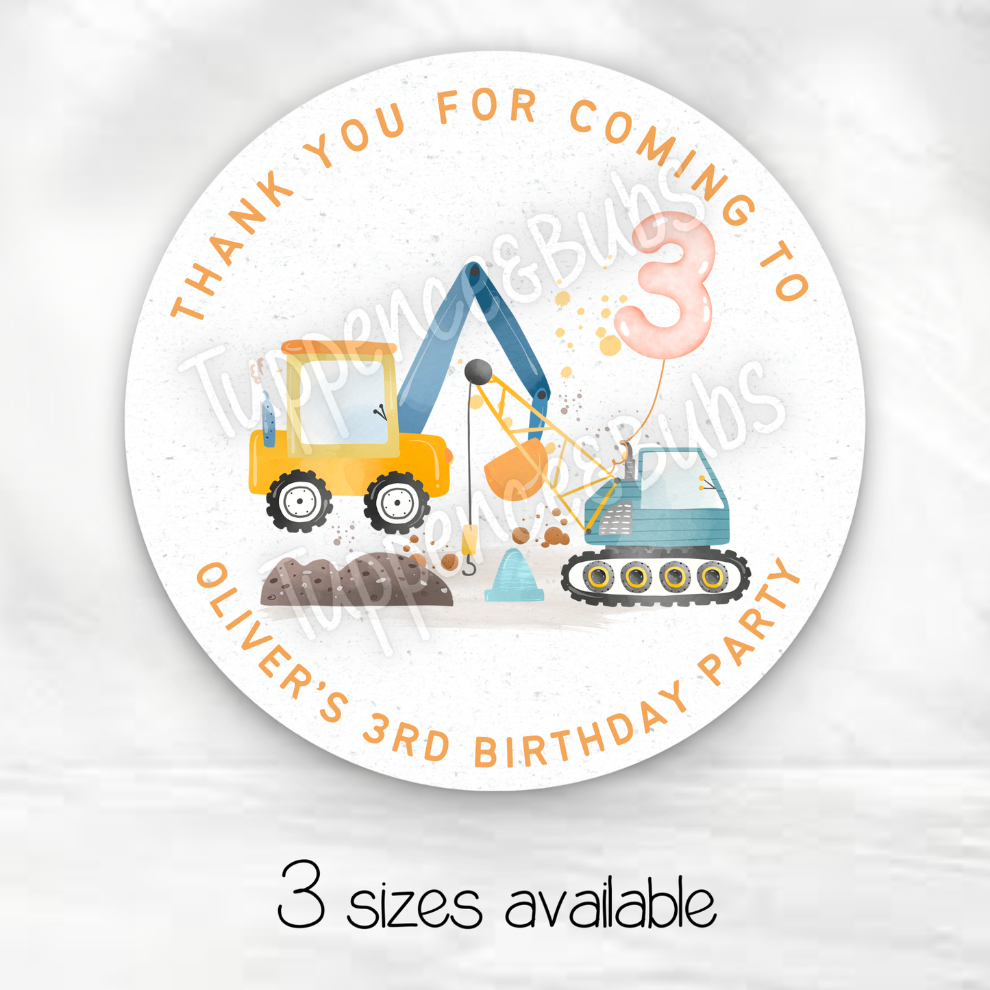 Construction Inspired Stickers