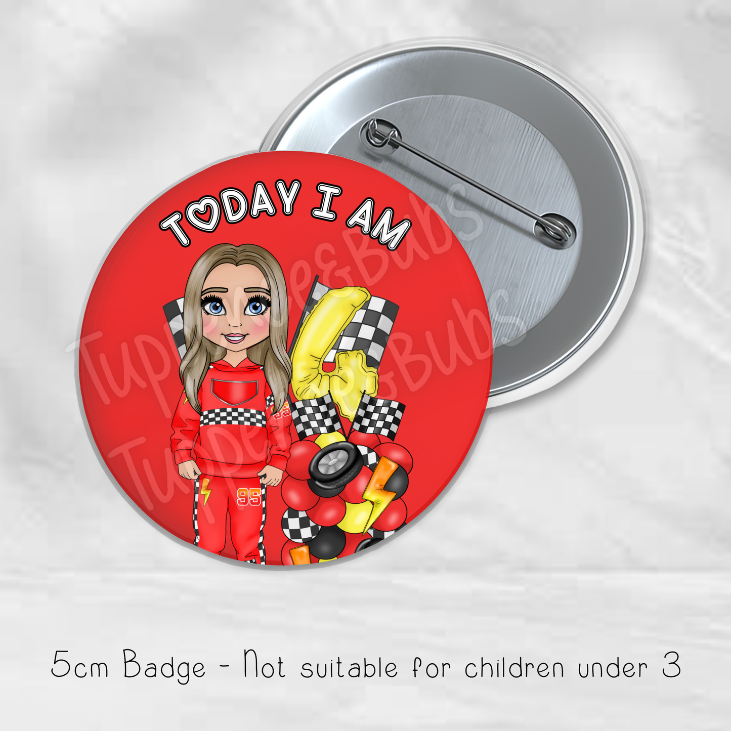 Cars Inspired Badge - Boy/Girl