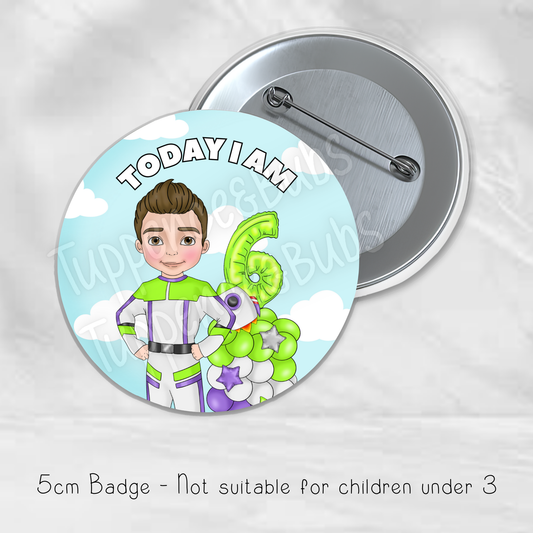 Buzz Inspired Badge - Girl/Boy