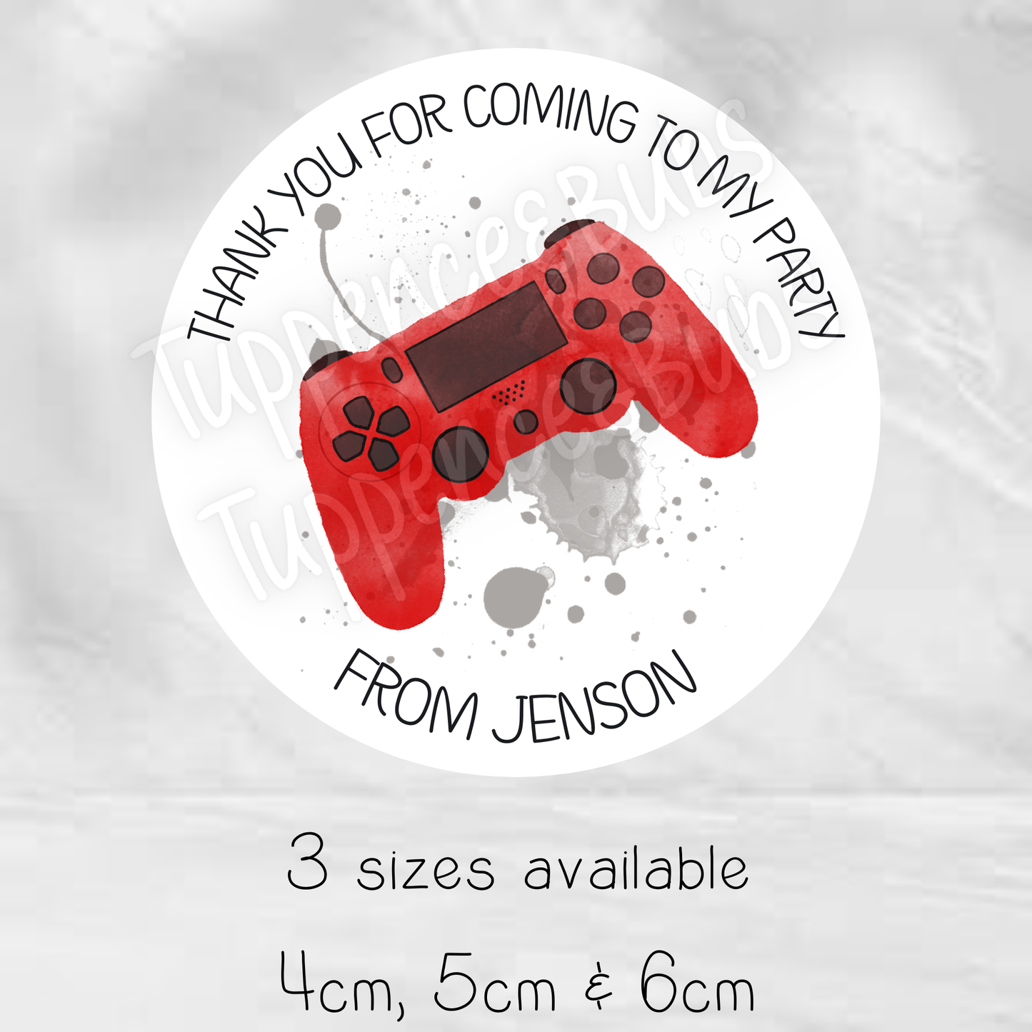 Gaming Controller Party Stickers