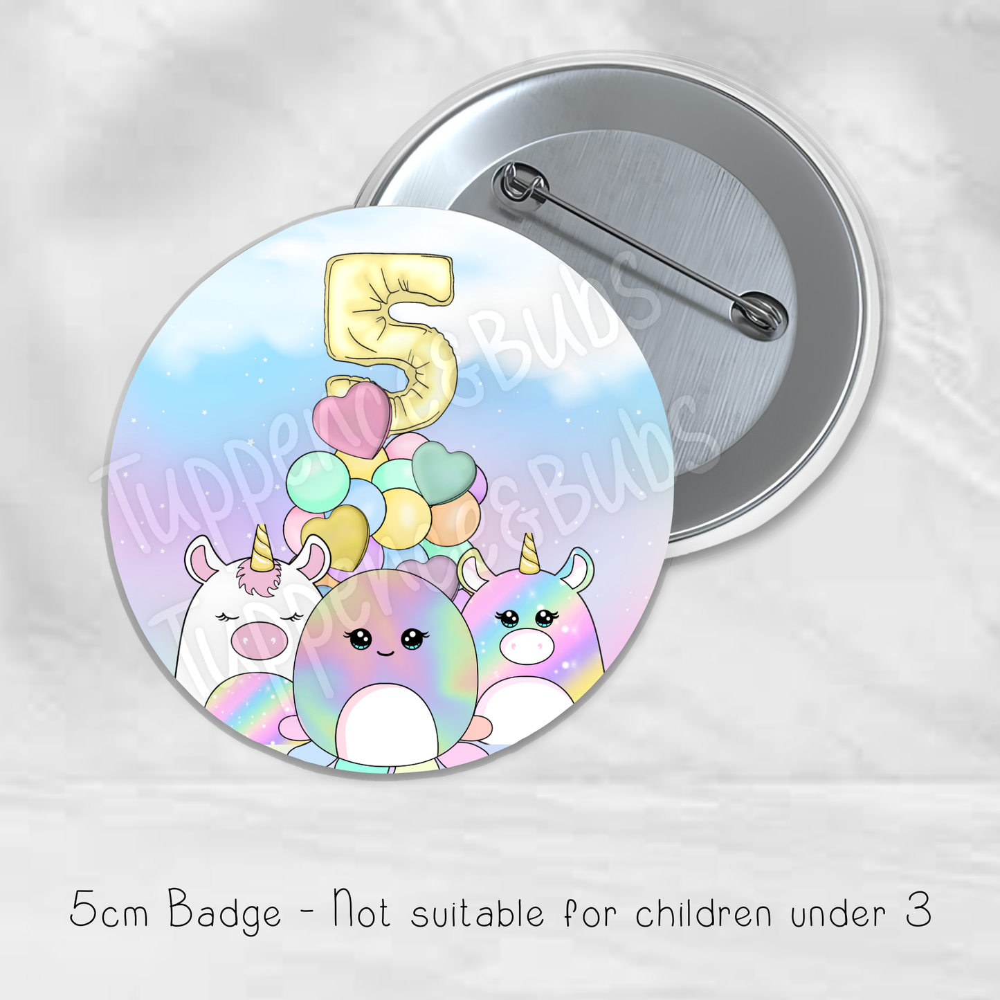 Squish Themed Badge - 4 designs