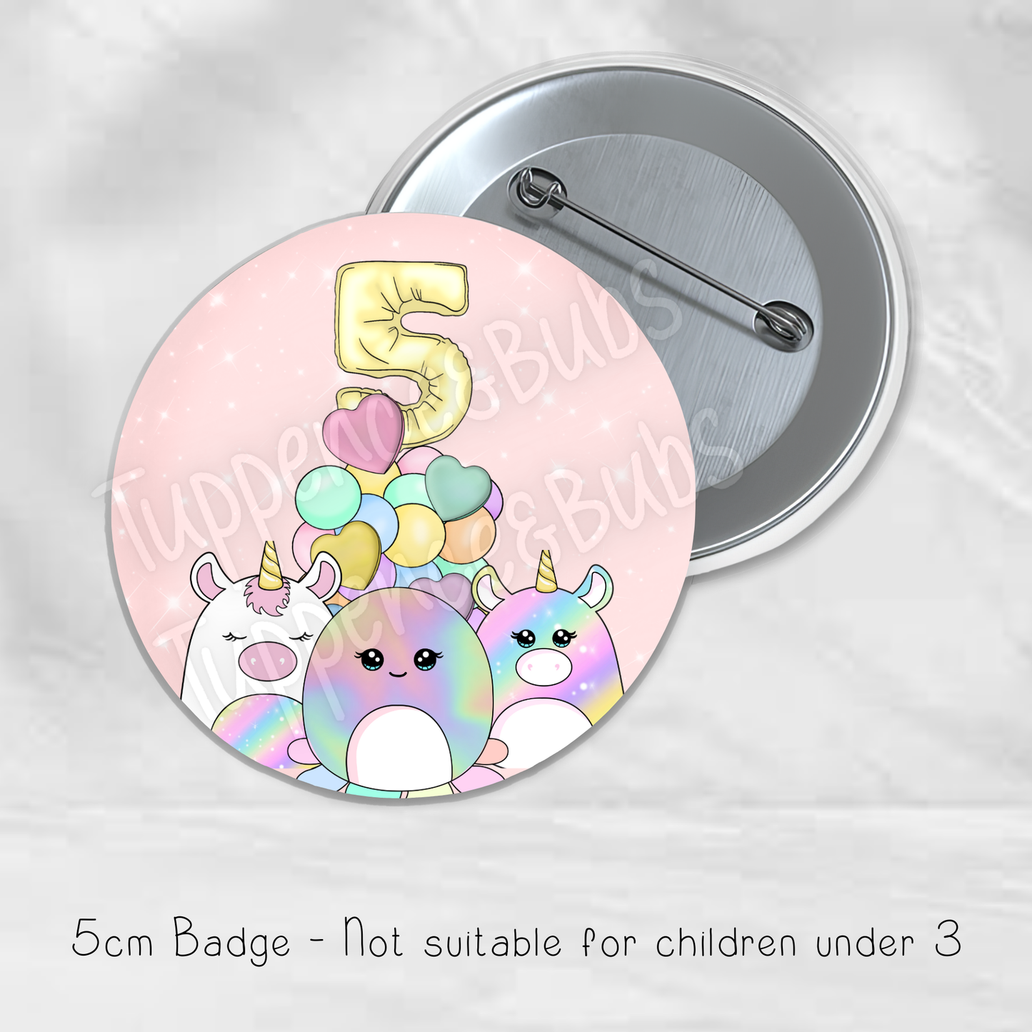 Squish Themed Badge - 4 designs