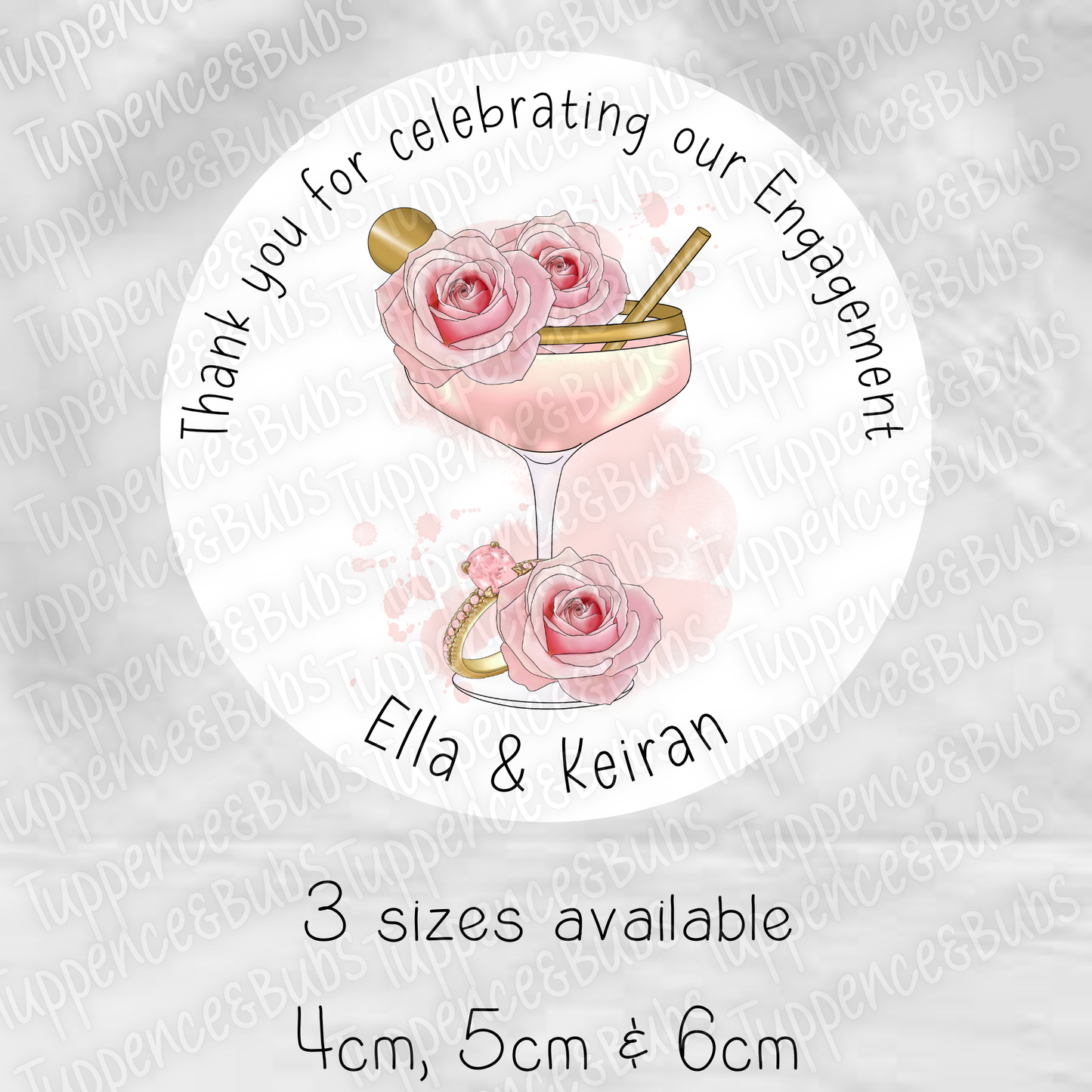 Engagement Stickers - 7 Colours