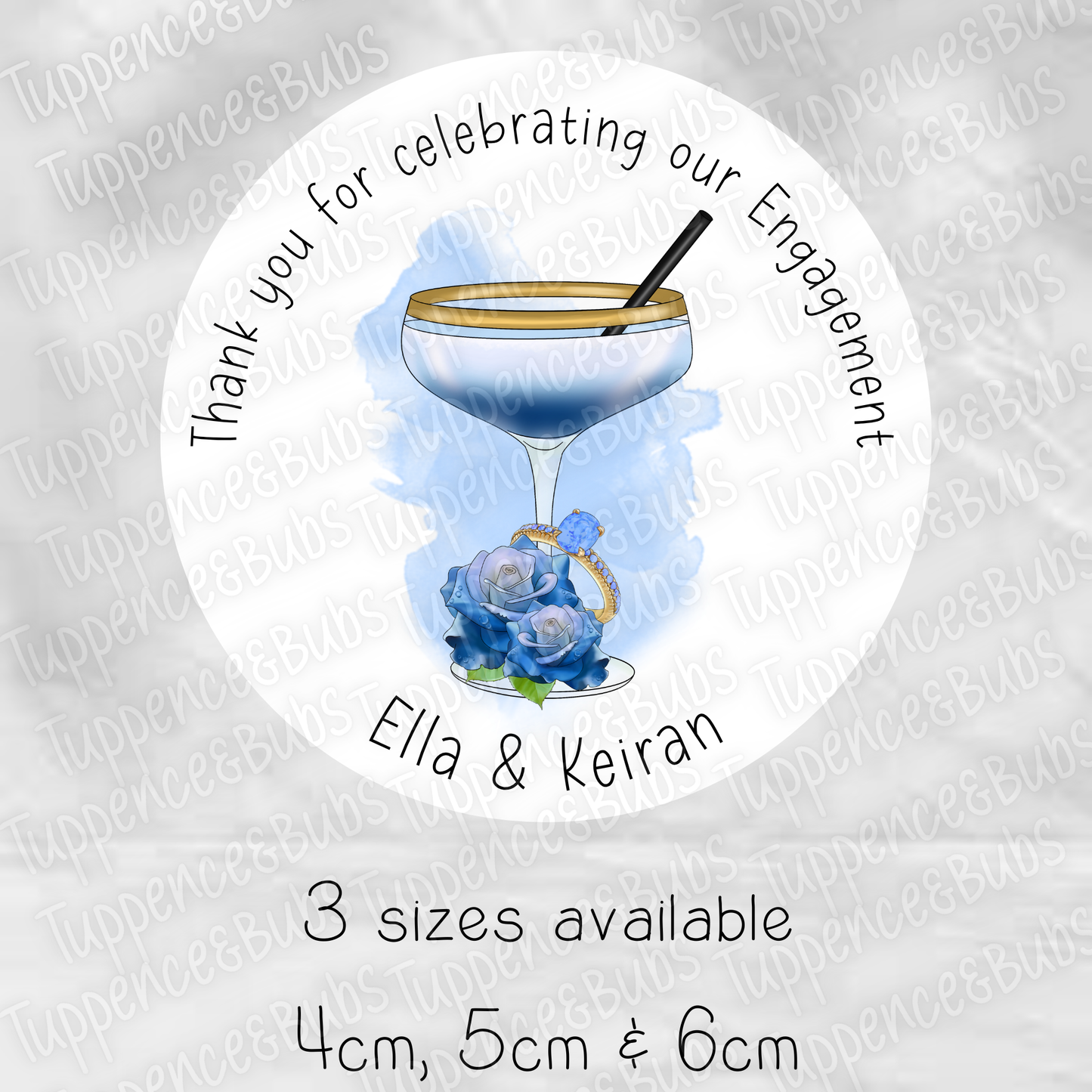 Engagement Stickers - 7 Colours