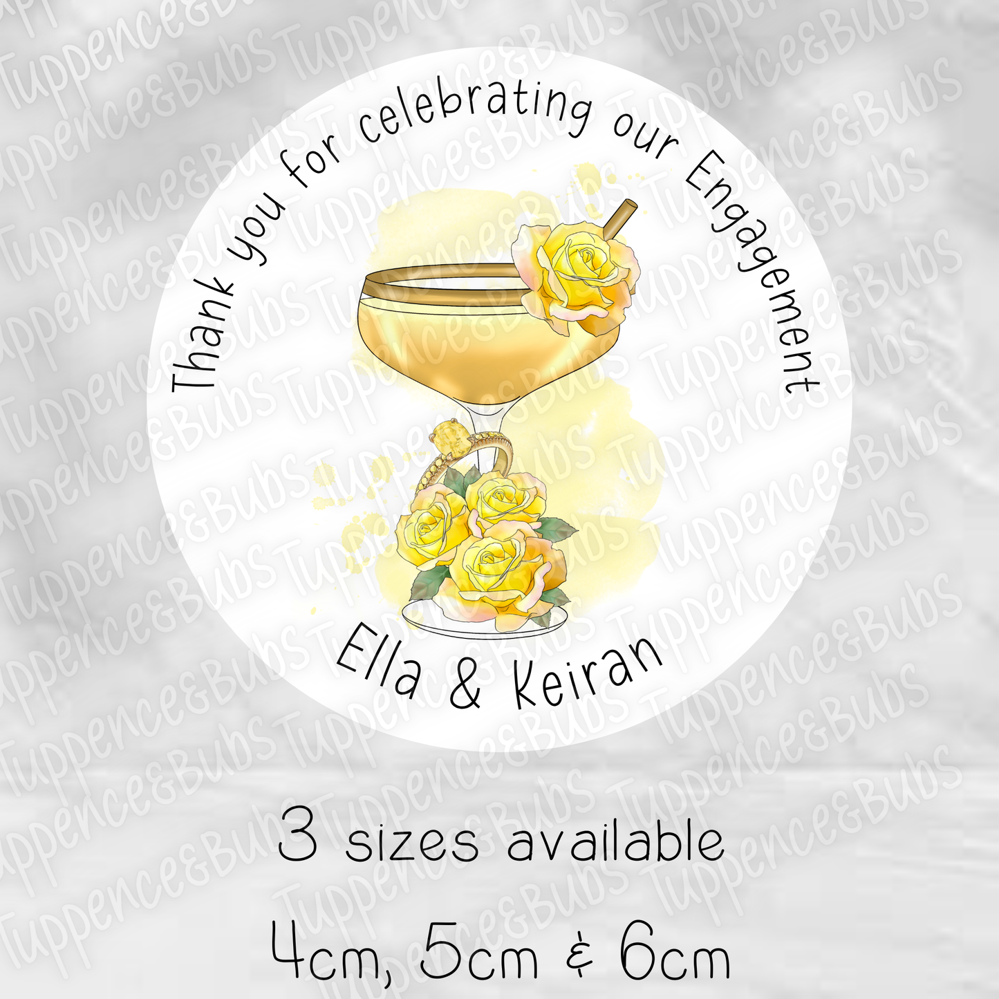 Engagement Stickers - 7 Colours