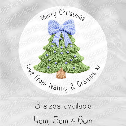 Christmas Tree Themed Gift Tags - 3 Colours