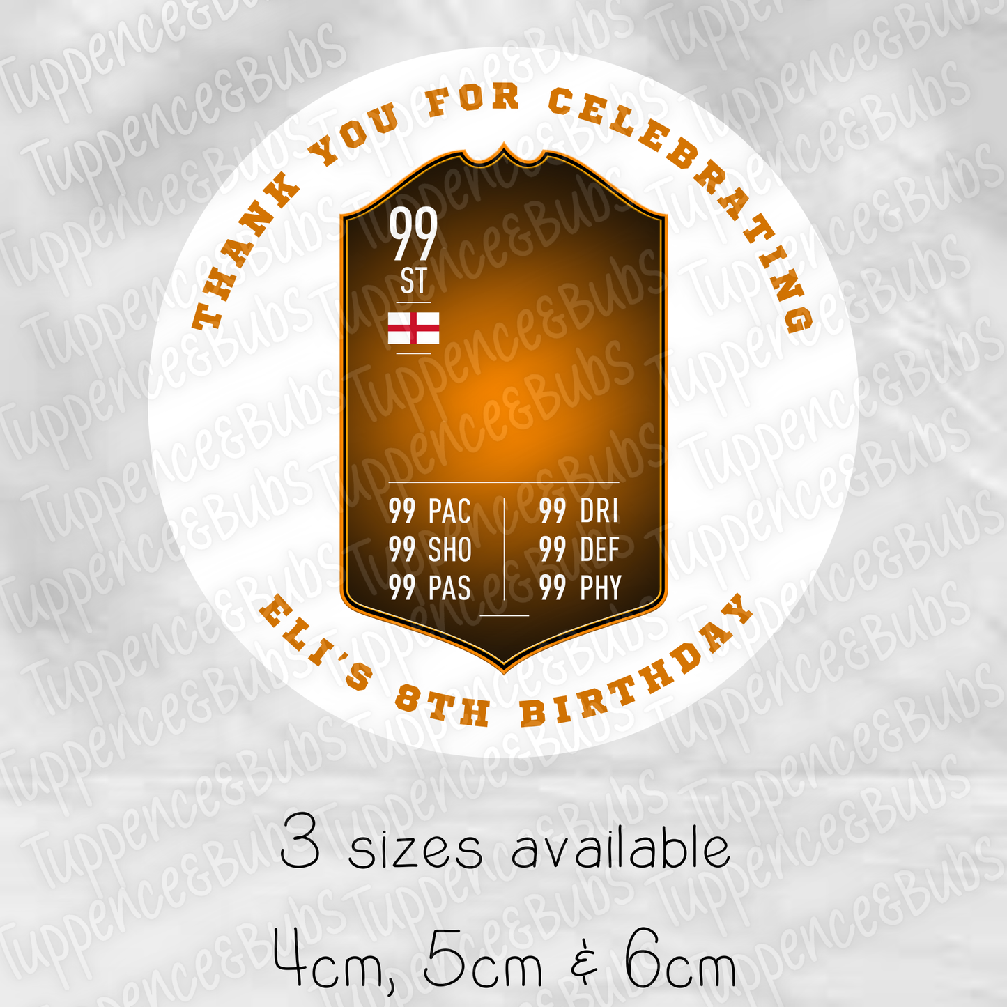 Football Shield Stickers - 5 Colours