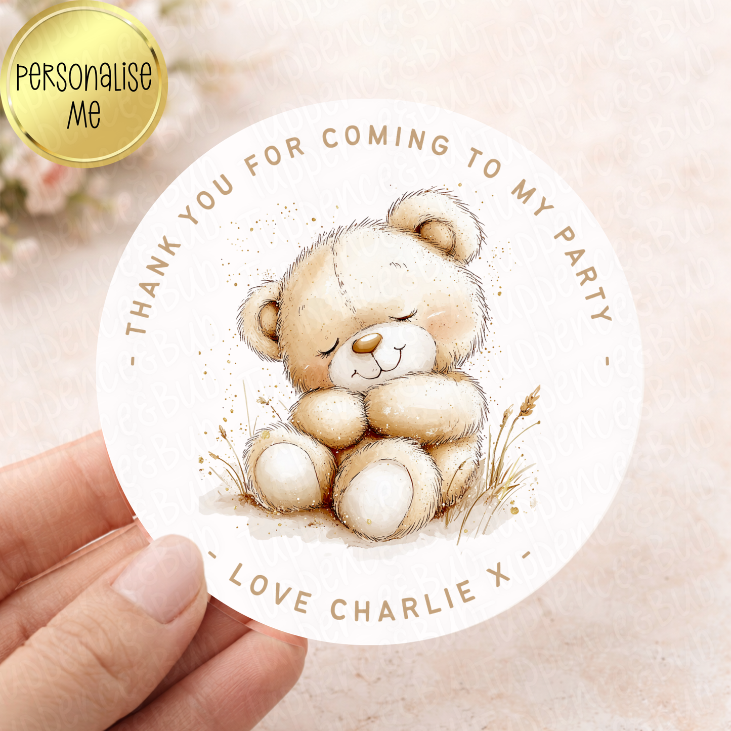 Teddy Bear Themed Stickers