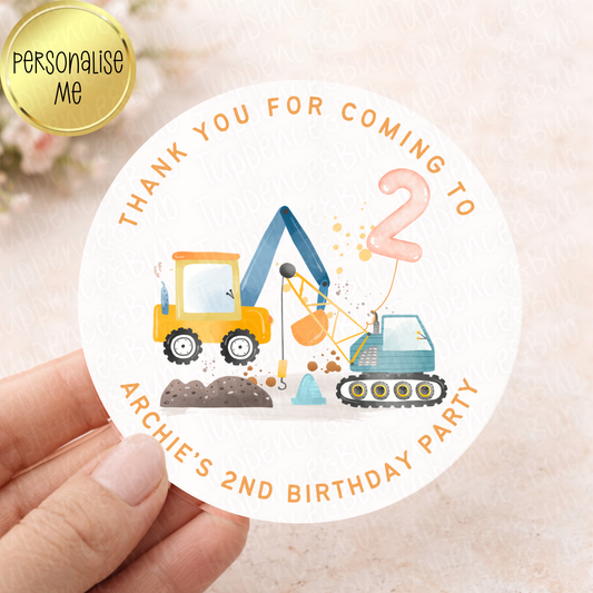 Construction Inspired Stickers