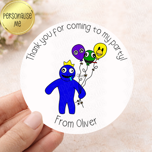 Rainbow Friends Inspired Stickers