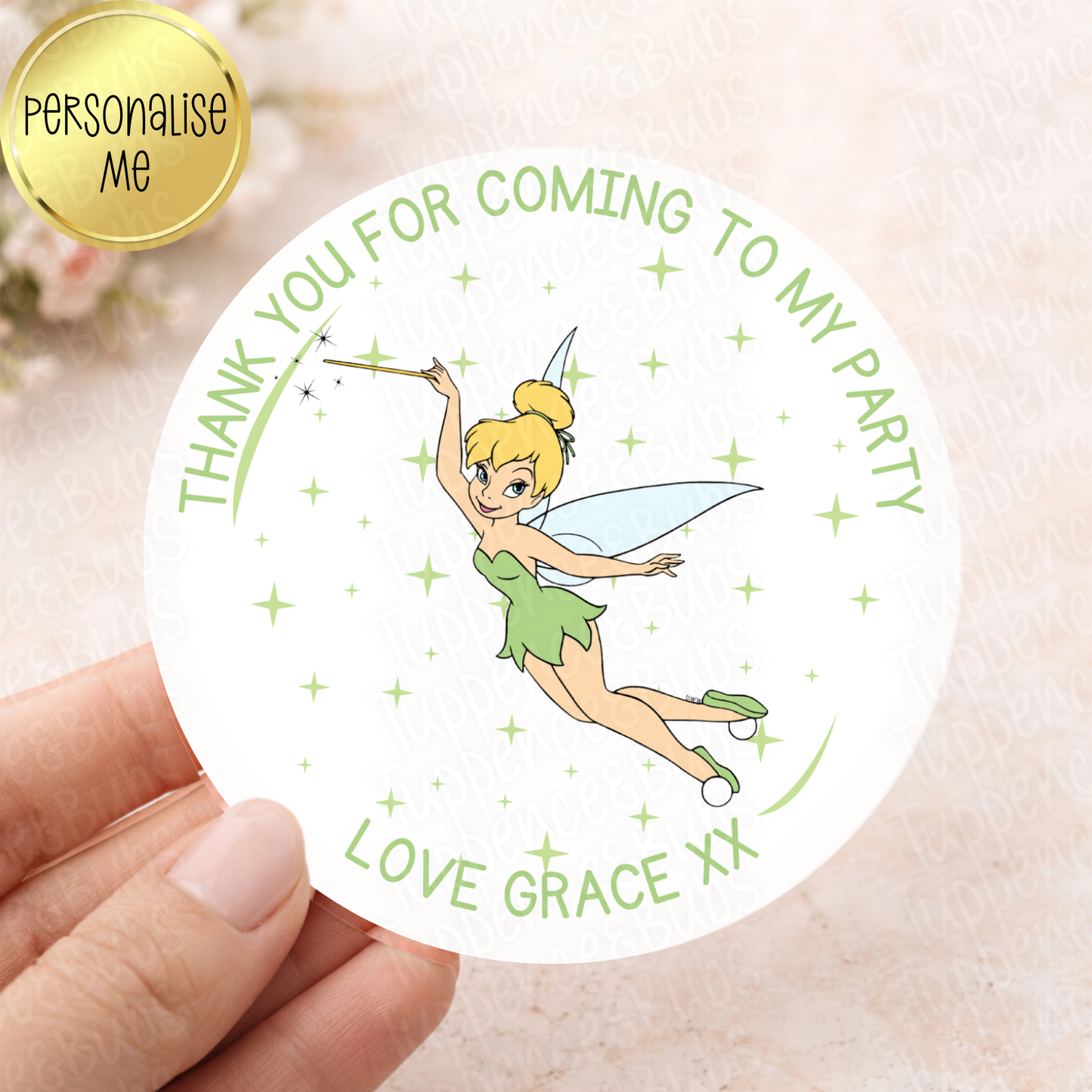 Tinkerbell Inspired Stickers