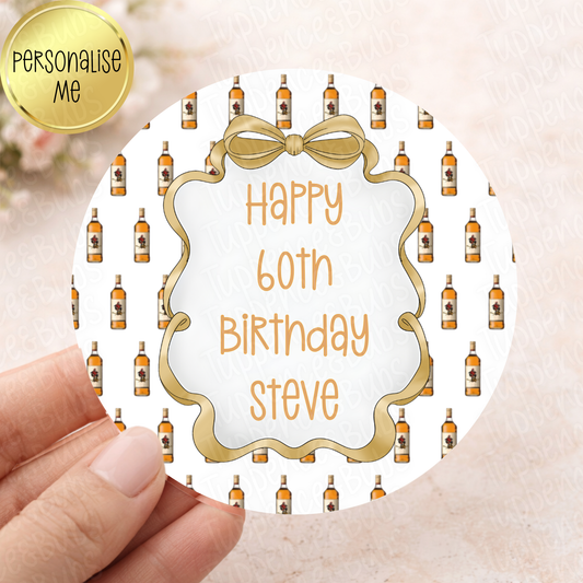 Spiced Rum Themed Stickers