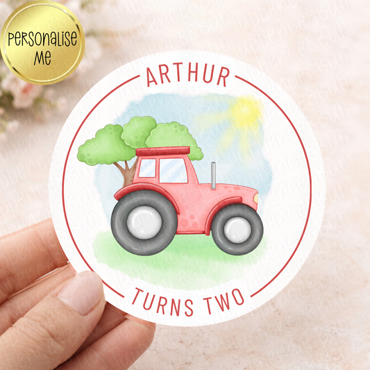 Red Tractor Stickers