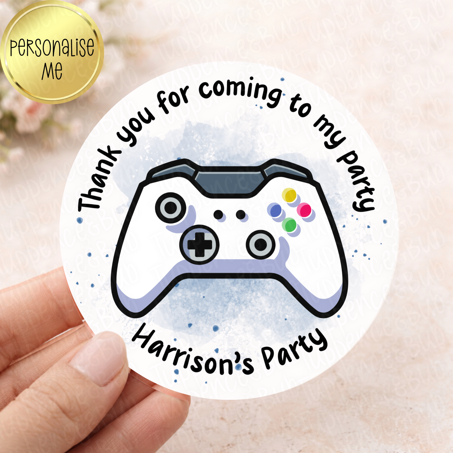Gamer Controller Themed Stickers