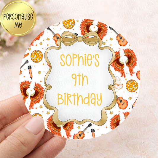 Show Girl Themed Stickers - 3 Designs