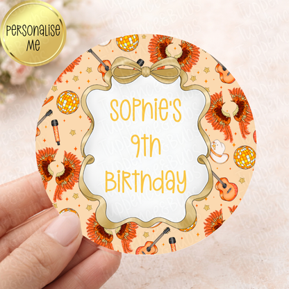 Show Girl Themed Stickers - 3 Designs