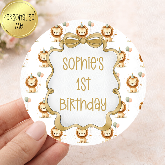 Lion Themed Stickers