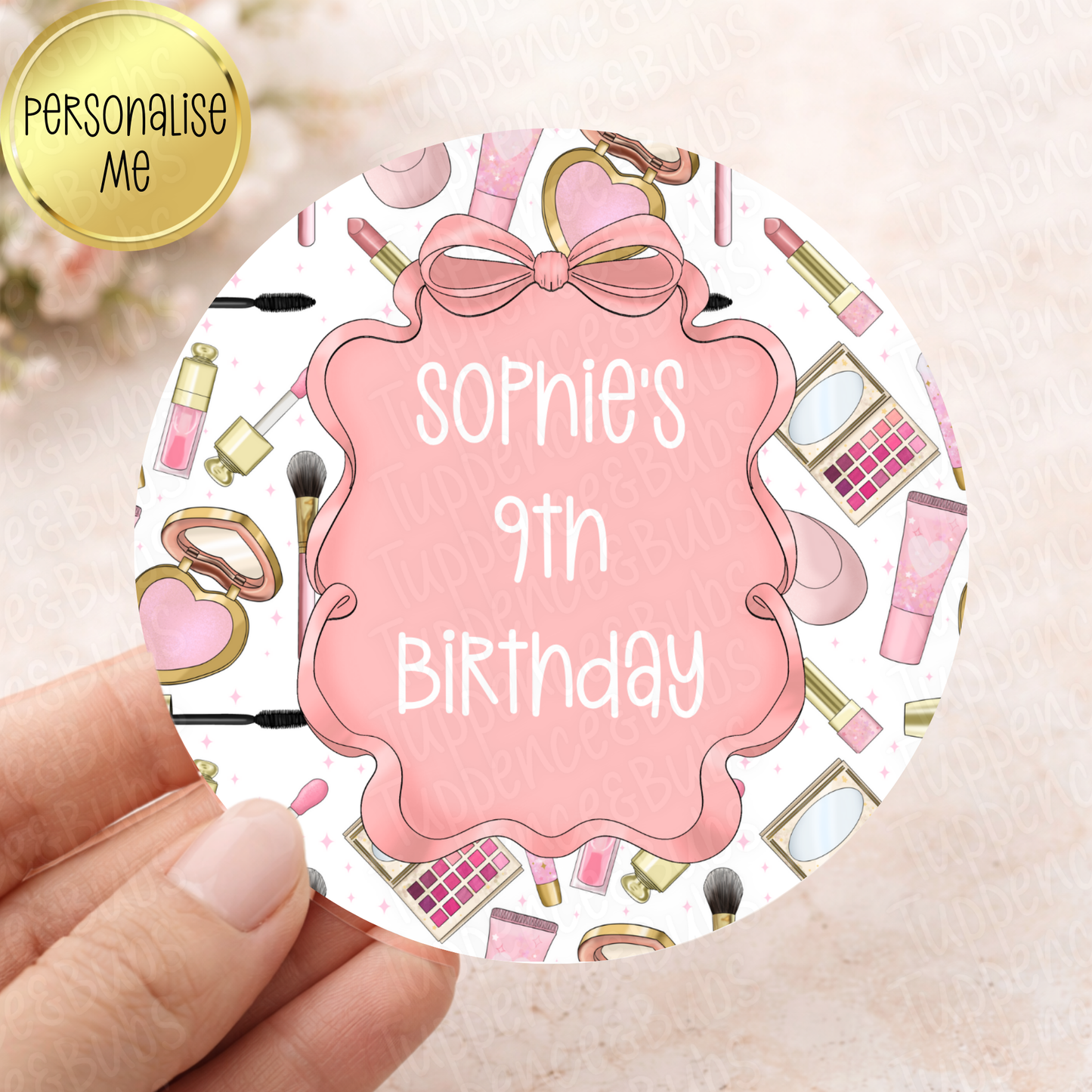 Make Up Themed Stickers