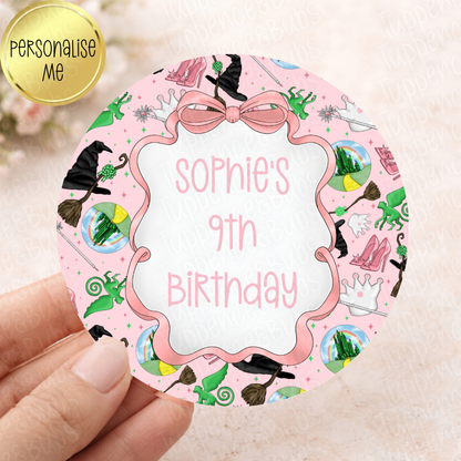 Wicked Witch Themed Stickers - 4 Designs