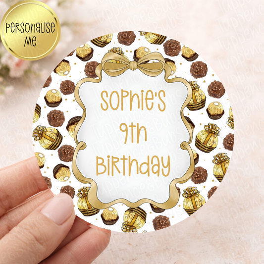 Chocolate Themed Stickers