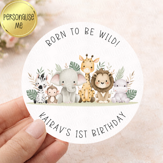 Safari Themed Stickers