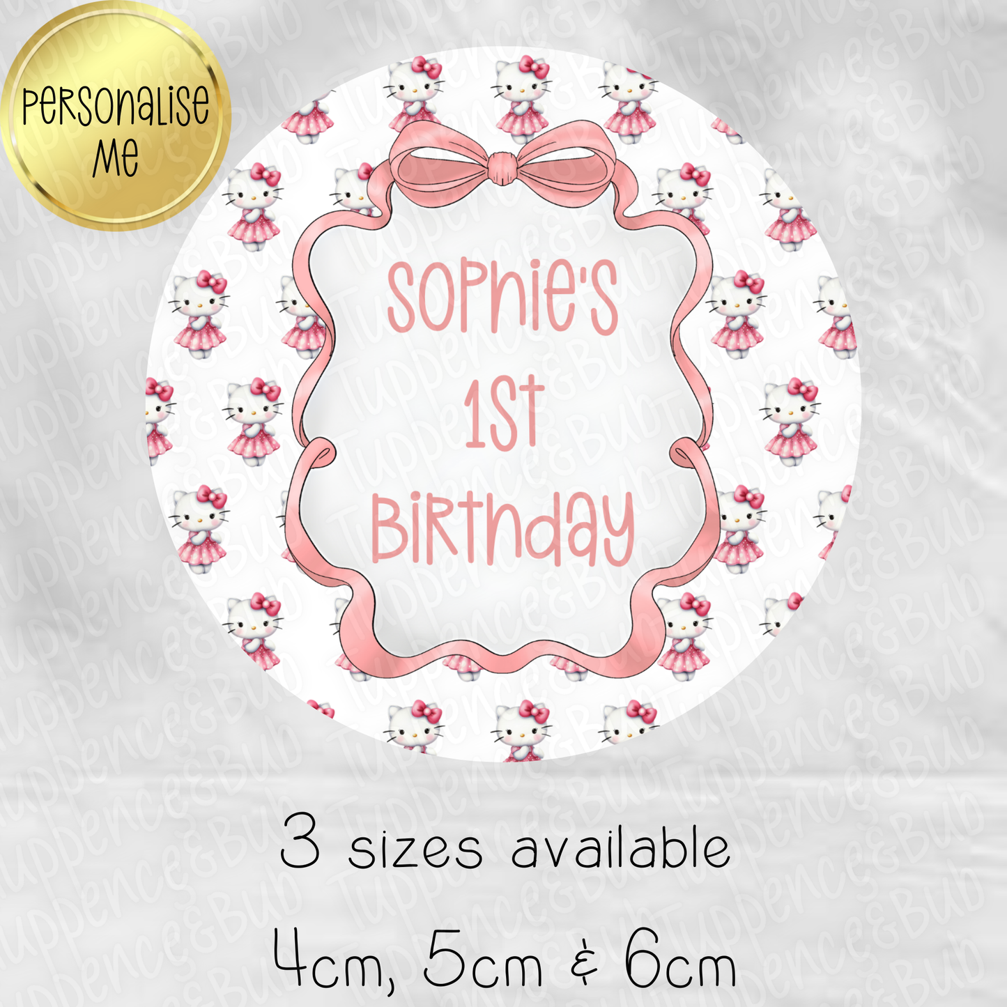 Hello Kitty Inspired Stickers