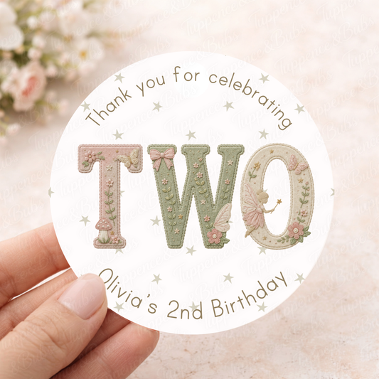 Fairy Garden Themed Stickers