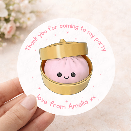 Little Dumpling Stickers - Pink or Blue