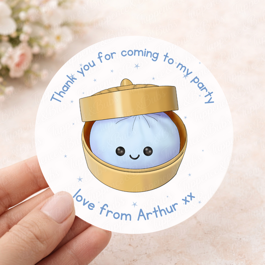 Little Dumpling Stickers - Pink or Blue