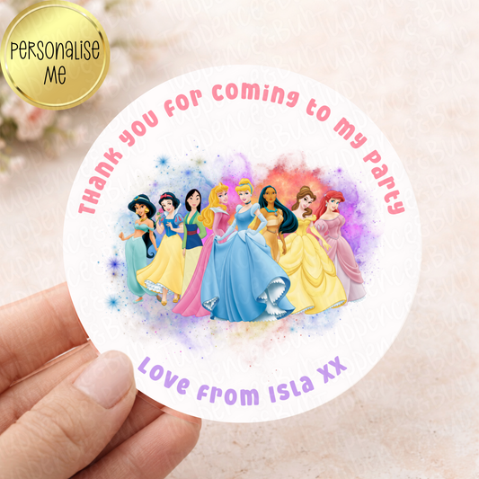 Princess Themed Stickers