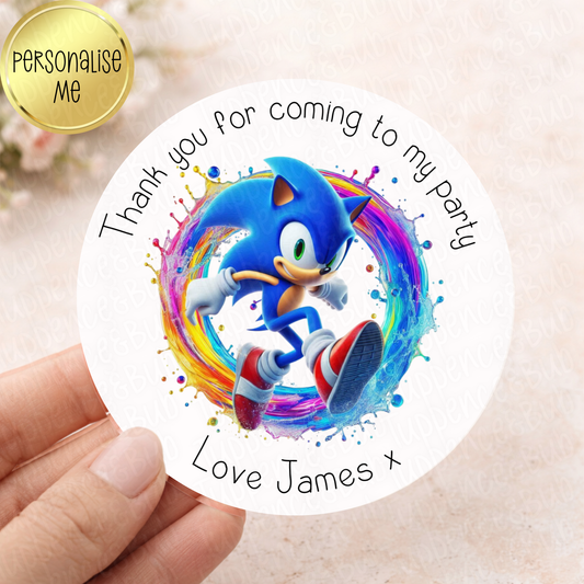 Sonic Inspired Stickers