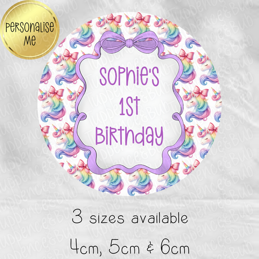 Unicorn Themed Stickers